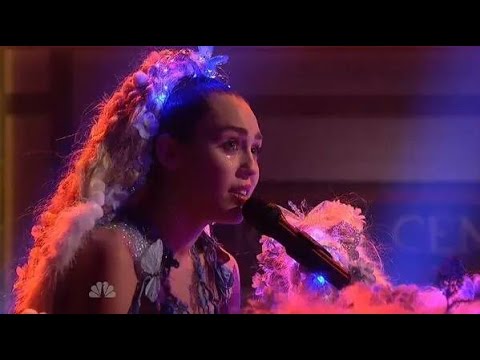 Miley Cyrus-Twinkle Song (I Had A Dream)  (Live On SNL 2015)