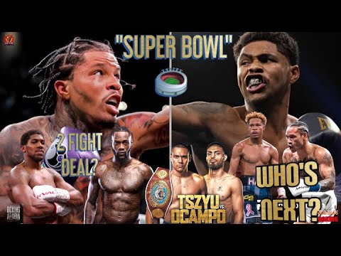   TANK DAVIS VS SHAKUR STEVENSON IS THE SUPER BOWL OF BOXING WILDER VS JOSHUA A REAL THING