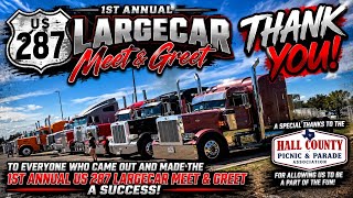 1st Annual US 287 LargeCar Meet & Greet at the Hall County Picnic & Parade! 🇺🇸🚛