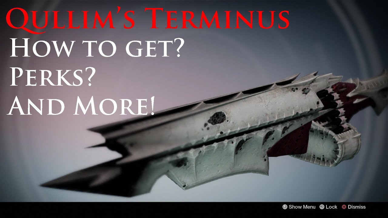 Destiny Qullim's Terminus King's Fall Raid Machine Gun Review! YouTube