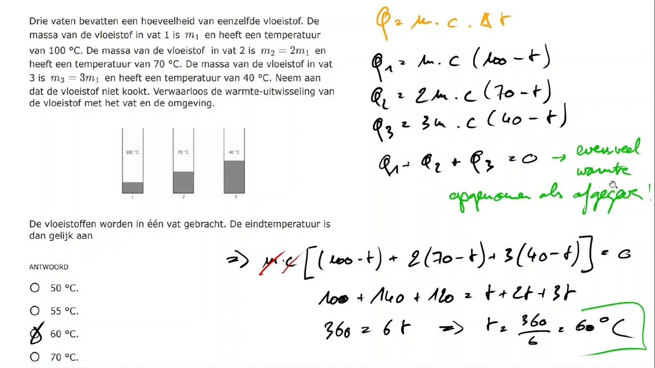 Vraag 10 2022 Arts Fysica toelatingsexamen