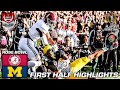Rose Bowl HALFTIME HIGHLIGHTS: Alabama Crimson Tide vs. Michigan Wolverines | ESPN College Football