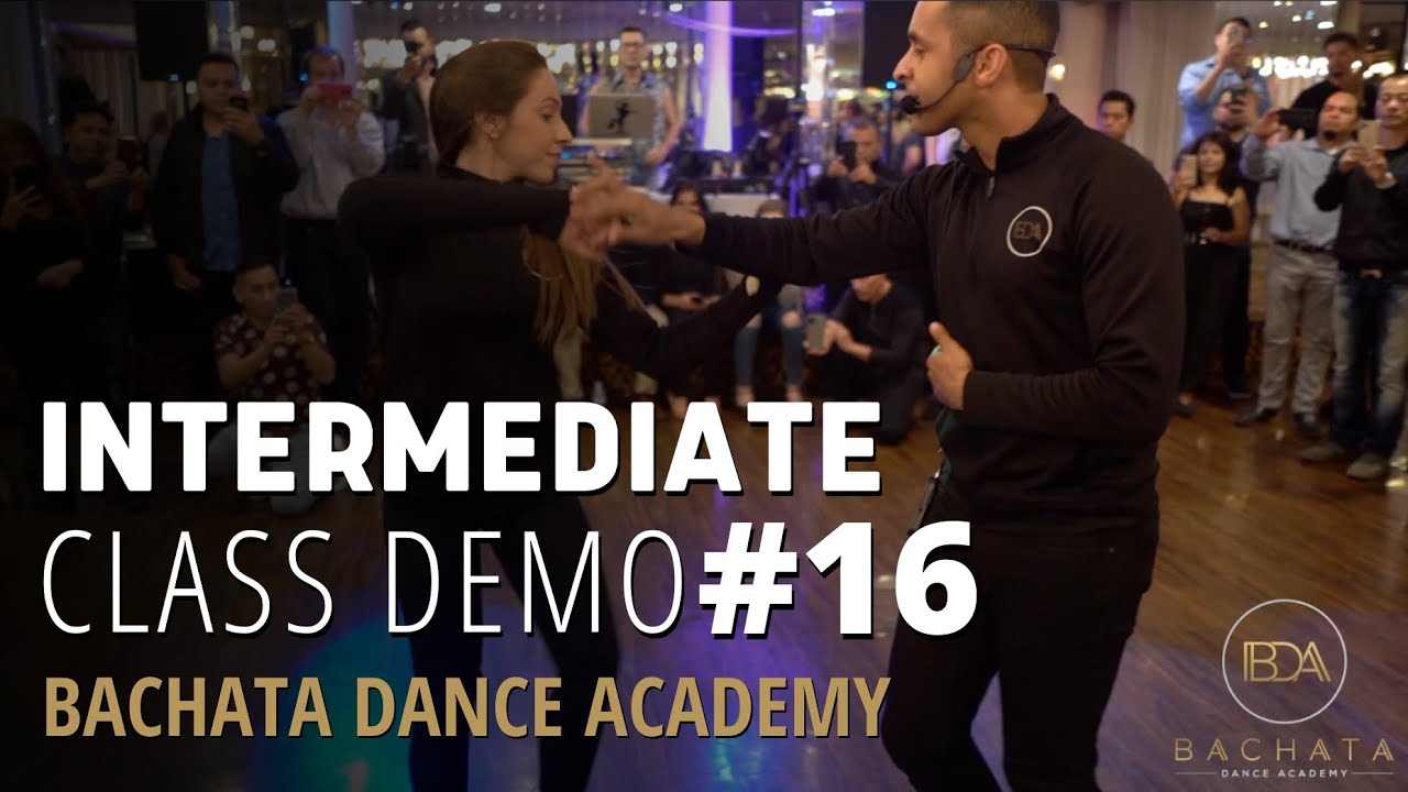Intermediate Bachata Combination -  Class Recap #16 - Demetrio & Nicole | Bachata Dance Academy