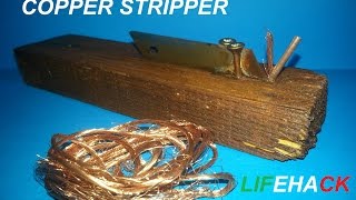 $$$ - LIFEHACK - How to extract copper from the wires --- Come estrarre il rame dai fili