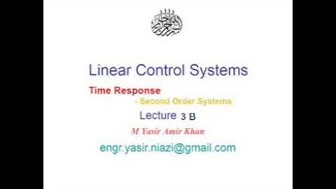 Linear Control Systems Lecture 3 Part B