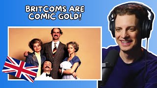 American Reacts to Top 10 Classic British Sitcoms!