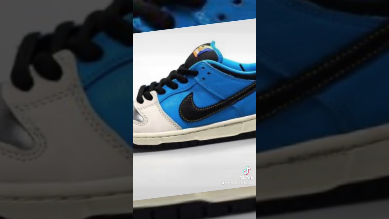 INSTANT SKATEBOARD × NIKE SB DUNK LOW PRO QS "DOG" BLUE HERO/PALE IVORY-BLACK/