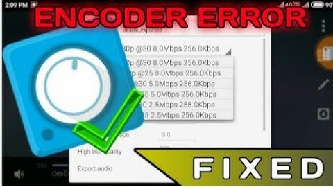 How To Fix Encoder Error ~ Avee Player