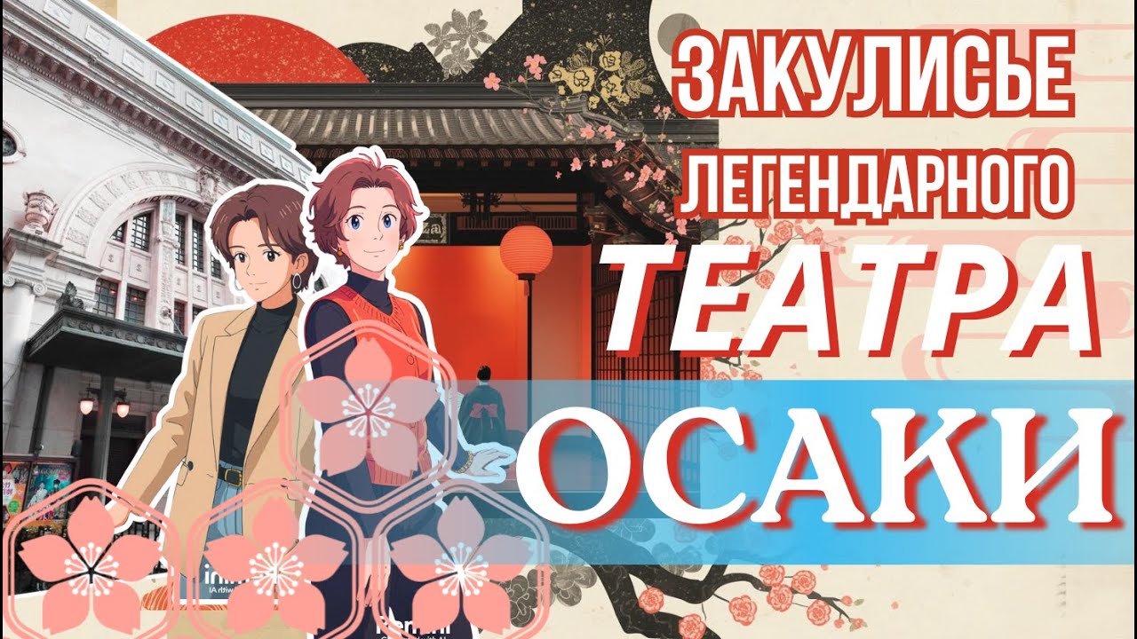 🎭Экскурсия по театру Shochikuza в Осаке｜🔒редкие кадры и тайная история японской сцены