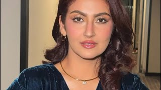 Hiba qadir in blue velvet 