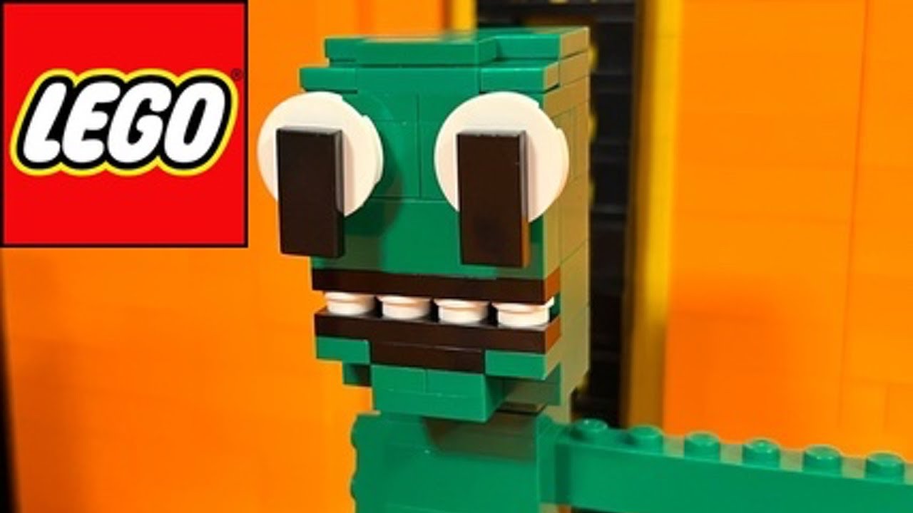 Rainbow friends lego green