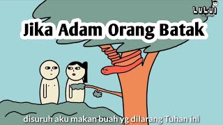 Kompilasi Jika Adam orang Batak bikin Ngakak - Animasi lucu | Film animasi Kristen