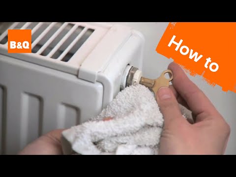 How to bleed a radiator