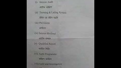 B.Com 6th Semester Auditing Question Paper Examination 12/5/2023 #igu #ku #mdu #gju#du #ignou #gu