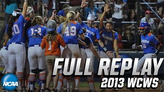 Florida vs. Nebraska: 2013 Women's College World Series | FULL REPLAY