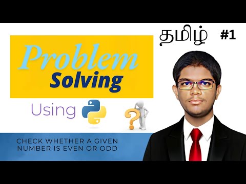 Check Even or Odd in Python | Beginner Python Problem Solving (Tamil Tutorial)
