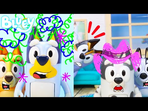 Bluey Toys Faceytalk Episode Pretend Play With Bluey Toys 