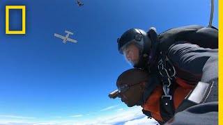 Terry Crews Skydives Over Iceland | Running Wild with Bear Grylls