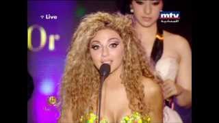 Myriam fares -Best Show Star & The most popular of 2011-Murex d'or awards 2012 HD