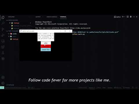 text to audio synthesizer + downloader using python