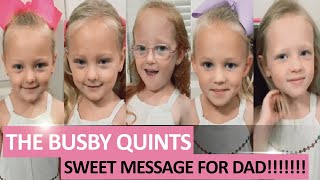 WATCH!!! 'Outdaughtered': The Busby Quints SWEET MESSAGE For On Father's Day!!!