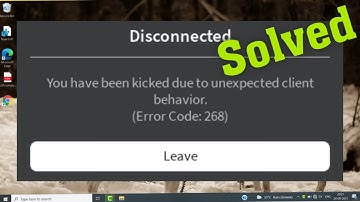 Fix Roblox Error Code 268  Fix Roblox Game Disconnected Error You have been kicked Solved