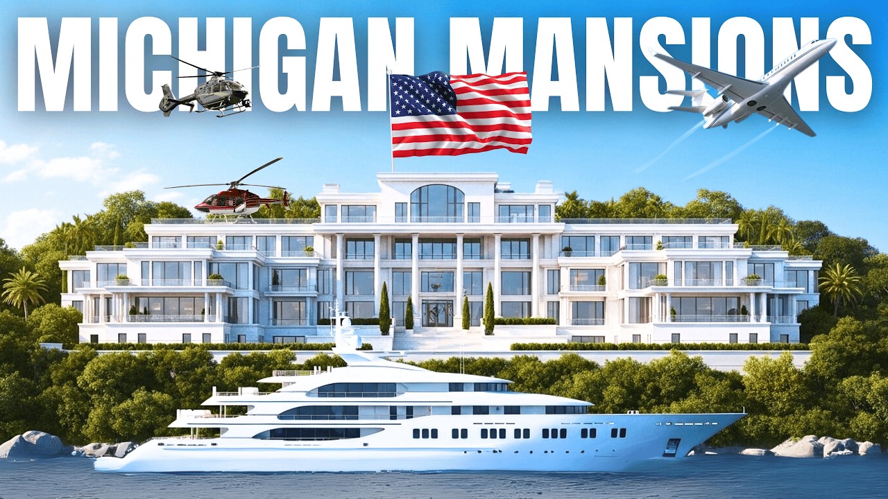Michigan’s BILLIONAIRE Mansions Are NEXT LEVEL 🤯