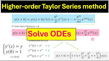 How to Solve IVPs for ODEs Using Higher-Order Taylor Series!