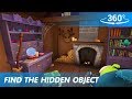 Find The Hidden Objects in 360 - Om Nom Stories: Mysterious House