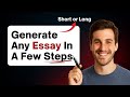 Instantly Generate High-Quality Essays with Textero - a Smart AI Tool