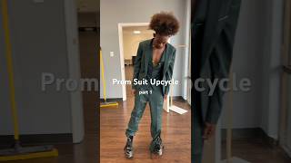 Amazing Prom Suit Upcycle part 1 | #upcycling #sewing