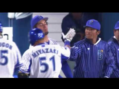 宮崎 1号 2ラン ホームラン(ニコ生版)2018年3月30日 vsヤクルト