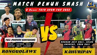 Download Lagu RONGGOLAWE ( TITAN JEMBER \u0026 FULL PORPROV BANYUWANGI VS KAHURIPAN (TRIO VOLI BALI) TUYOP ARUM CUP ! MP3