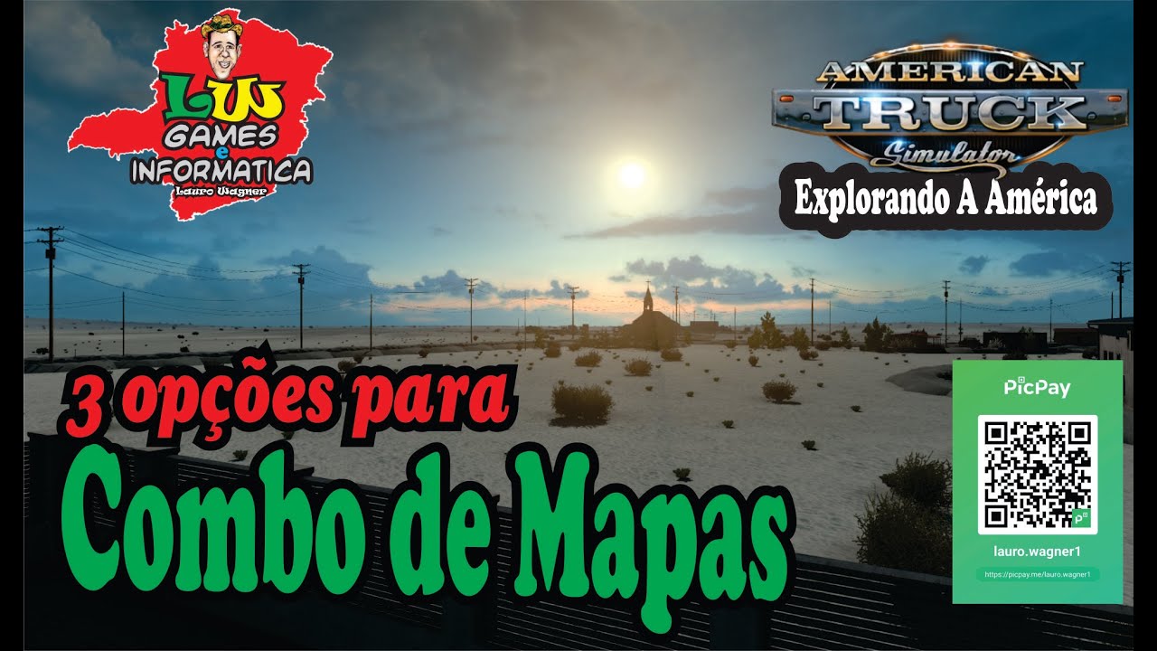 #06 ATS 1.38 - APRESENTANDO 3 OPÇÕES PARA SUPER COMBO DE MAPAS - YouTube