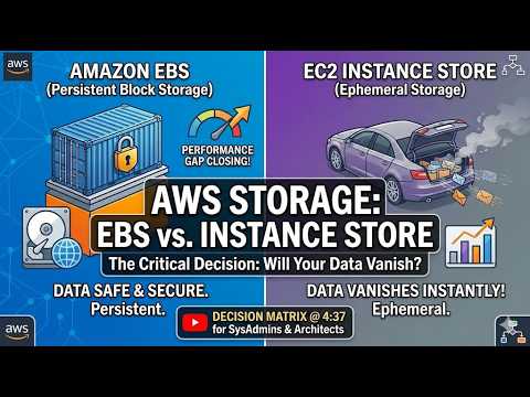 AWS EBS vs. EC2 Instance Store: Differences, Performance, and Use Cases Explained