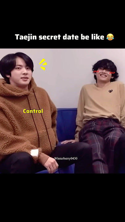 Taejin: Why Taehyung got so shy 😂 #taejin #bts #ytshorts #btsshorts #jin #taehyung #btsarmy