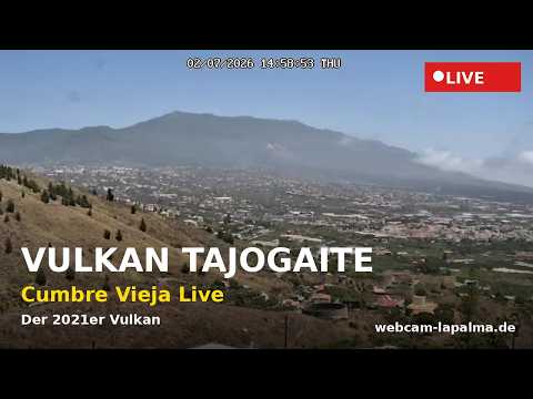 Webcam de Volcán Tajogaite, Cumbre Vieja