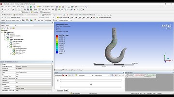 Ansys Workbench Tutorial -  Crane Hook ( Static and Fatigue Ansys)