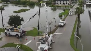 CPS Energy employees head to Houston to help with repairs following Hurricane Nicholas