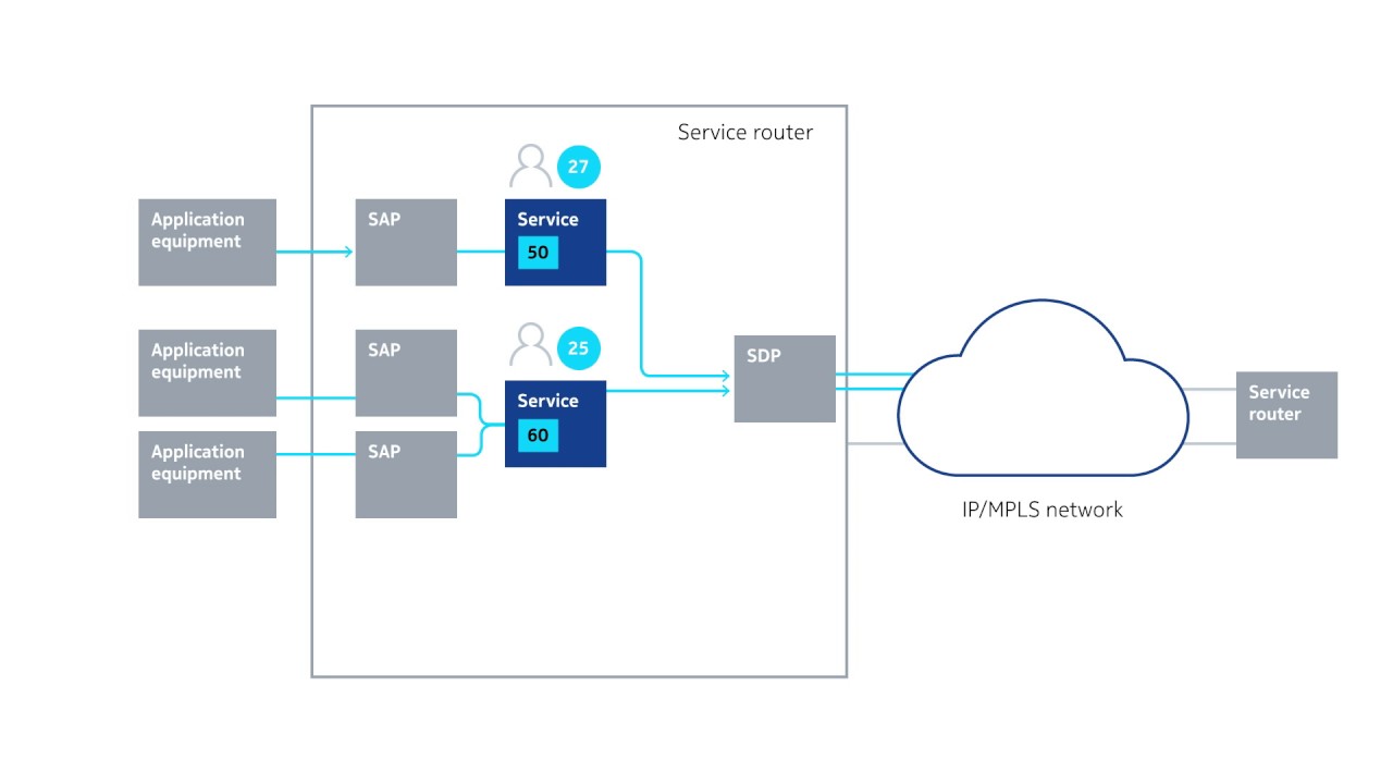 Routing service. Router Nokia Networks. MPLS LDP. Content service Router. MPLS RSVP-te.