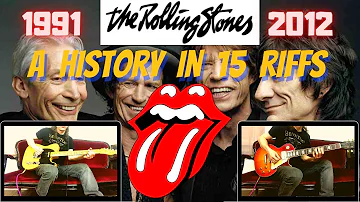 The Rolling Stones - A History in 15 Riffs (1991 - 2012) Guitar Cover