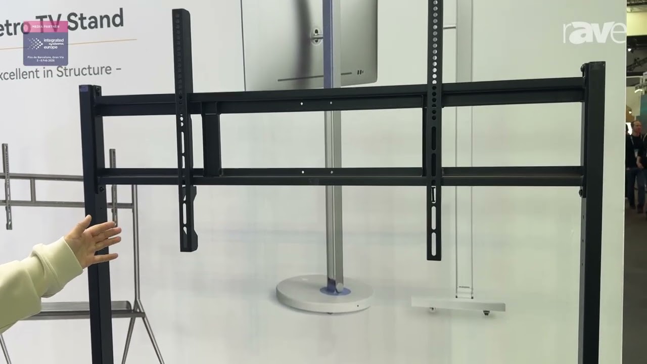 ISE 2026: MojoSteel Showcases Ele-L TV Stand