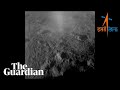 Footage from moon shows indian lunar lander successfully hopping