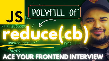 Reduce Polyfill : Ace Your Javascript Interview Series by Frontend Master #frontend