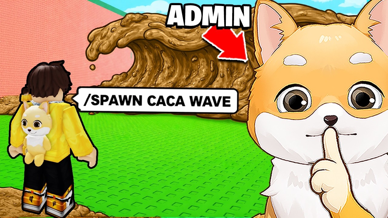 OWNERU Imi da ADMIN COMENZI in Escape Tsunami for Brainrots...