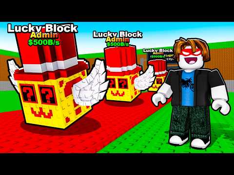 Starting Over With INFINITE Admin Lucky Blocks!!