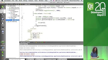 Qt DevDays 2011, Hybrid development with QtWebKit:  No