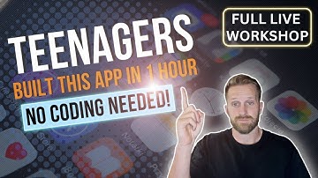 Teen Entrepreneurs Built This App in 1 Hour (No Coding!)