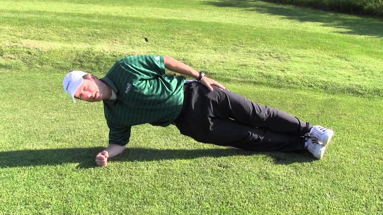 Golf Fitness Tip: Side Plank Drill - YouTube