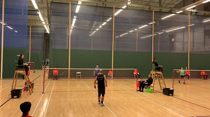 Dave Freeman 2020 Men's A singles Youngmen vs. Hoa...